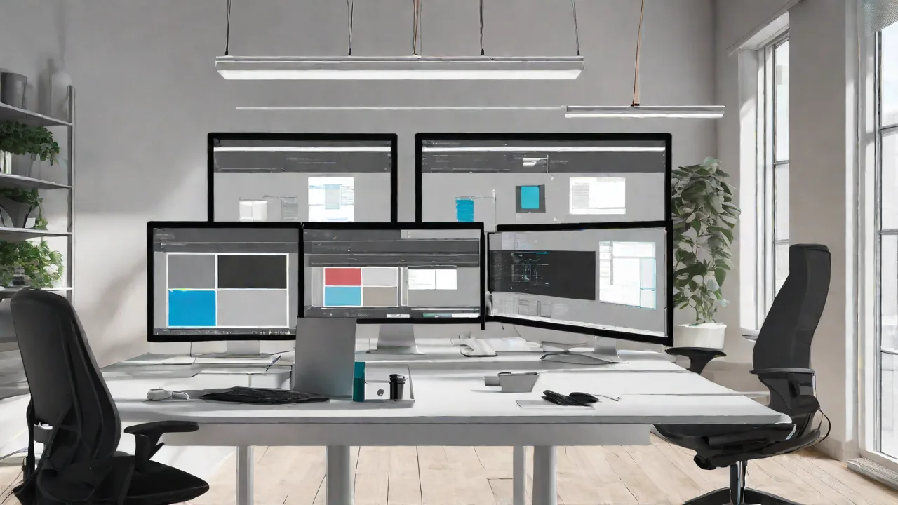 How to Design a Multi-Display Setup for Collaborative Work Environments