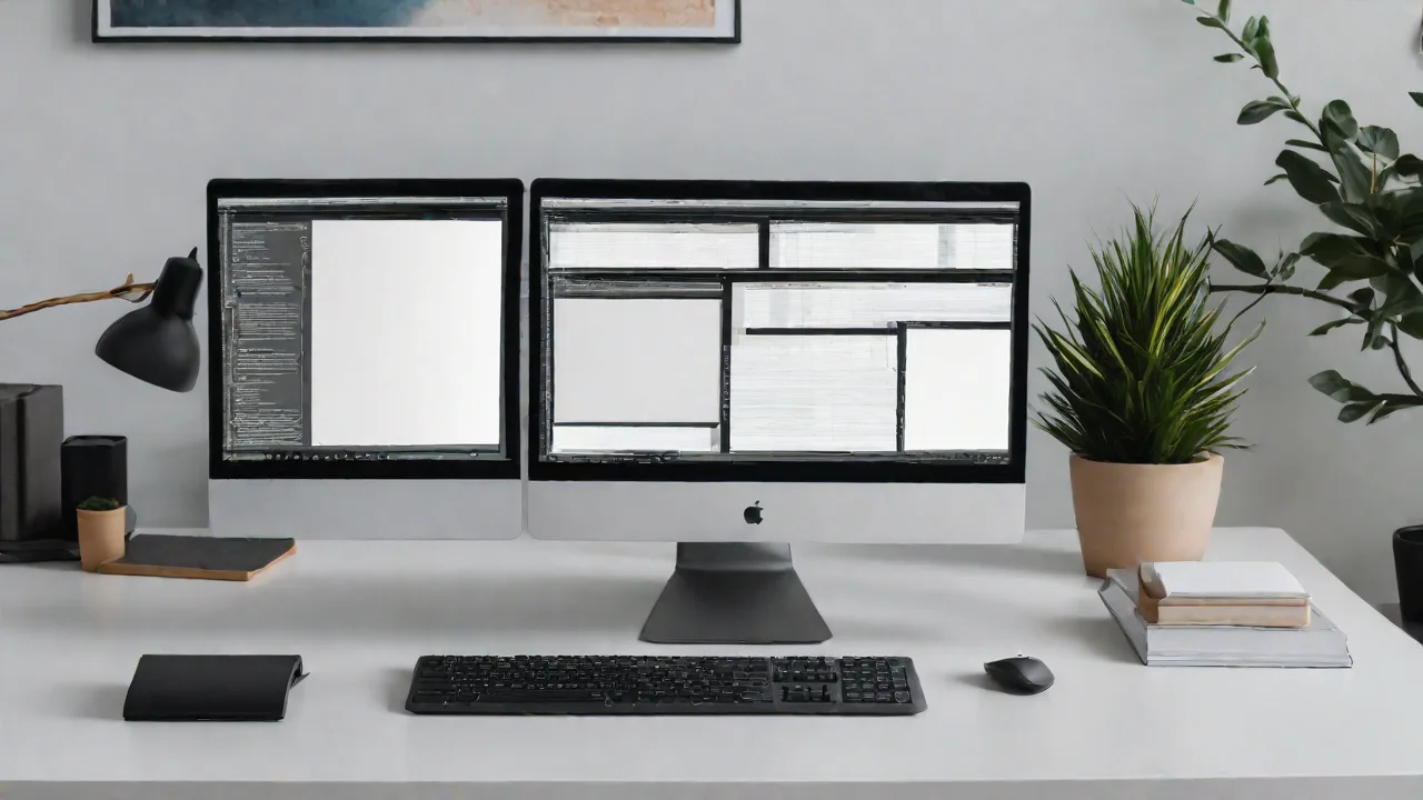 How to Maximize Desk Space With Vertical and Horizontal Monitor Arrangements